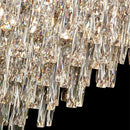 GobekUsa Crystal Crown Chandelier: Luxe Ceiling Light for Home, Shop & Lobby