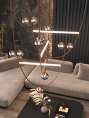 GobekUsa Leather Chandeliers 2023 LED Minimalist Home Decor Lighting for Living Room