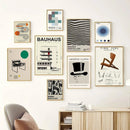 GobekUsa Modern Black & White Canvas Print Decor