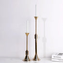 GobekUsa Gold Geometric Candle Holder Candelabrum for Wedding Centerpieces and Home Decoration