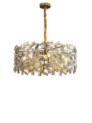 GobekUsa Crystal Chandelier: Modern Bedroom Lighting Fixture for Home Decoration