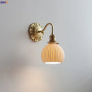 GobekUsa Ceramic Ball LED Wall Lights: Copper Nordic Modern Wandlamp Murale