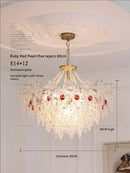 GobekUsa Crystal Chandelier: Elegant Retro Lighting for Bedroom, Dining, Living Room & Cloakroom