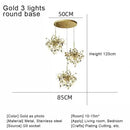 GobekUsa Gold LED Ceiling Pendant Light Fixture for Home Decoration and Modern Living