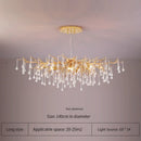 GobekUsa Elegant Gold Crystal Chandelier for Modern Luxury Living Spaces
