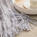 GobekUsa Knitted Geometric Throw Blanket