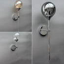 GobekUsa Golden Round Glass Wall Sconce: Modern Nordic Lighting Fixture for Home Decor