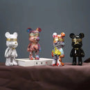 GobekUsa Graffiti Bear Figurine: Modern Abstract Home Decor Statuette