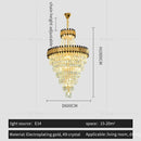 GobekUsa Crystal Chandelier: Modern Luxury for Duplex Villa, Hotel, Club, and Banquet Hall