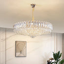GobekUsa Crystal Chandelier: Luxury French Style Light for Elegant Living Room & Dining Area