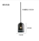 GobekUsa Glass LED Chandelier: Modern Nordic Design for Bedroom, Dining Room, and Office