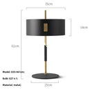 GobekUsa Black Metal E27 Floor Lamp for Stylish Indoor Lighting