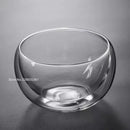 GobekUsa Double Wall Glass Salad Bowl Insulated Container - Heat Resistant Kitchen Tableware
