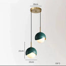 GobekUsa Blue Copper Chandelier Pendant Light for Kitchen Island & Restaurant