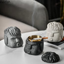 GobekUsa Abstract Figure Portraits Cement Ashtray Smoking Accessories Gift