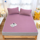 GobekUsa Cooling Latex Summer Mat Set with Rayon Quilted Sheet & Pillowcase