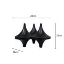 GobekUsa Geometric Gyroscope Triangle Cone Resin Decorative Figurines Ornament