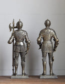 GobekUsa Iron Armored Soldier Knight Sculpture Home Decor Figurine