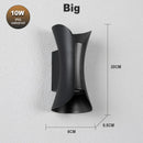 GobekUsa LED Waterproof Wall Lamp 10W Modern Luxury Indoor Outdoor Sconce Light