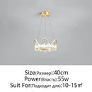 GobekUsa Crystal Flower Ring Chandelier for Modern Living and Bedroom