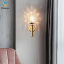 GobekUsa Glass Ball LED Wall Lamps Bedroom Living Room Bedside Lights