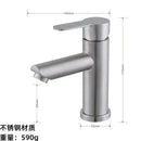 GobekUsa Black Stainless Steel Bathroom Faucet Basin Mixer for Hot and Cold Water