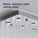 GobekUsa Glass Stone Chandeliers: Modern Luxury LED Pendant Lights for Dining Room Art Decor