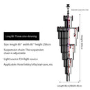 GobekUsa Crystal Chandelier: Elegant Light Fixture for Luxury Interiors