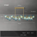 GobekUsa G9 LED Copper Pendant Light for Foyer & Dining Room
