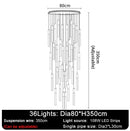 GobekUsa LED Chandelier: Modern Staircase & Kitchen Pendant Light for Home Decoration