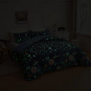 GobekUsa Cosmos Luminous Bedding Set King Queen Double Single Duvet Cover Dream Quilt