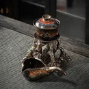 GobekUsa Dragon Teapot & Magnetic Rotating Tea Set, Chinese Kung Fu Teaware