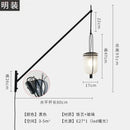 GobekUsa Industrial Retro Swing Arm LED Wall Lamp for Restaurant Loft Decor