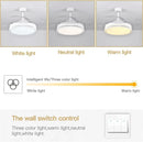 GobekUsa LED Bladeless Ceiling Fan Chandelier for Modern Smart Home Decor