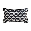 GobekUsa Chinoiserie Sunset Glow Landscape Accent Cushion Cover - Exquisite Retro Decor Pillowcase