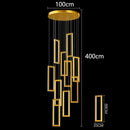 GobekUsa Crystal Chandelier Stair Pendant for Modern Home Decoration & Interior Lighting