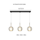 GobekUsa Designer Glass Chandelier Pendant Light for Dining Room Kitchen Loft Home Decor