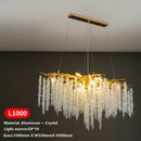 GobekUsa Crystal Tassel Ceiling Chandelier for Luxurious Home Decor