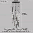 GobekUsa LED Staircase Branch Chandelier for Modern Living & Dining Rooms
