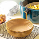 GobekUsa Air Fryer Paper Liner: Non-Stick Round Baking Mat, 50PCS