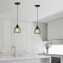 GobekUsa Industrial Black Mini Pendant Light for Dining Room, Bar, and Clothing Store