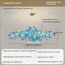 GobekUsa Gingko Leaf Chandelier: Modern Luxury Art Decor for Home, Restaurant & Bar