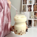 GobekUsa Borosilicate Glass Cups for Milk, Juice, Tea, Coffee - Heat-resistant & Stylish