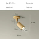 GobekUsa Nordic WoodenTrack LED Ceiling Spotlight for Home Decor