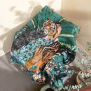 GobekUsa 3D Print Tiger Linen Blanket: Soft Warm Throw & Tapestry