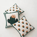 GobekUsa Cactus Embroidery Throw Pillow Cover Nordic Minimalist Decor for Sofa