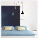 GobekUsa Glass Chandelier: Adjustable Shape, LED Decorative Lamps for Restaurant, Bedroom, Bar.