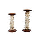 GobekUsa Glass Splicing Candelabrum for Wedding Table Home Decoration