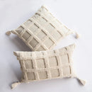 GobekUsa Boho Tufted Tassel Cushion Cover for Home Decor Living Room Sofa