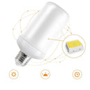 GobekUsa LED Flame Light Bulb 4 Modes Party Flame Effect Light for KTV Festival Garden Decor
